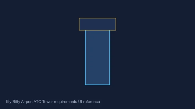 Itty Bitty Airport ATC Tower requirements reference diagram